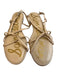 Sam Edelman Shoe Size 7.5 Tan Leather Strappy Open Toe & Heel Flat Shoes Tan / 7.5