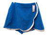 Maeve Size 12 Blue & White Polyester Button Trim Hidden Zipper Skort Blue & White / 12