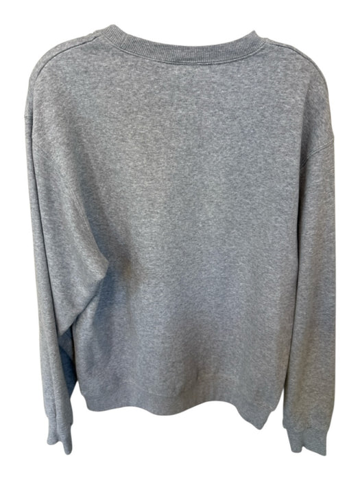 Champion Size M Gray & Red Cotton UGA Crew Neck Men's Sweatshirt Gray & Red / M