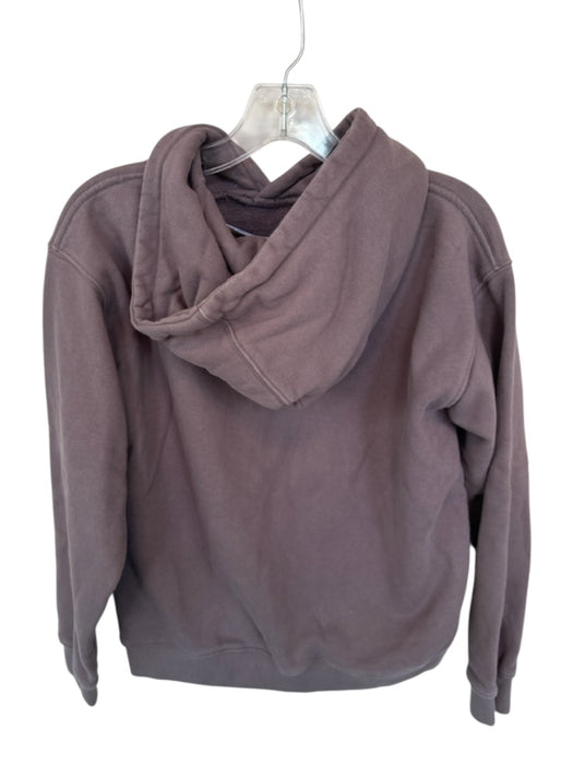 Set Active Size XS Brown Cotton Front Pocket Hoodie Athletic Sweatshirt Brown / XS