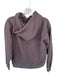Set Active Size XS Brown Cotton Front Pocket Hoodie Athletic Sweatshirt Brown / XS