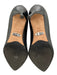 Sarah Flint Shoe Size 37.5 Black Leather Pointed Toe Skinny Heel Pumps Black / 37.5