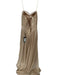 La Femme Size 6 Beige Polyester Back Zip Strapless Rhinestone Gown Beige / 6