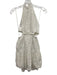 Loveshackfancy Size S White Cotton Lace Halter Cutout Back Mini Dress White / S