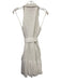Lilly Pulitzer Size 2 White Cotton V Neck Eyelet Tie Waist Sleeveless Dress White / 2