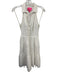 Lilly Pulitzer Size 2 White Cotton V Neck Eyelet Tie Waist Sleeveless Dress White / 2