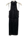 Eliza J Size 2 Black Poly Blend Sleeveless Sequined Halter Neck Dress Black / 2