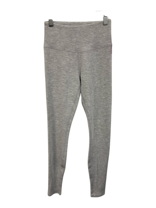 Alo Size XS Gray Heathered Waffle Knit Leggings Gray / XS