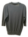 Ann Mashburn Size M Navy Cashmere Collared 1/2 Button 3/4 Sleeve Knit Top Navy / M