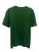 AMI Size Est S Green Cotton Solid T shirt Crew Men's Short Sleeve Green / Est S