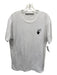 Off White AS IS Size L White & Black Cotton logo T shirt Crew Men's Short Sleeve White & Black / L