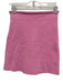 Maje Size 34 Pink Viscose Blend Zip Close Braided detail Faux Pockets Skirt Pink / 34