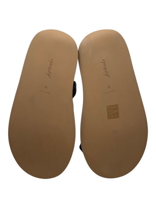 Marsell Shoe Size 38 Chocolate Brown Pebble Leather Round Toe Strappy Sandals Chocolate Brown / 38