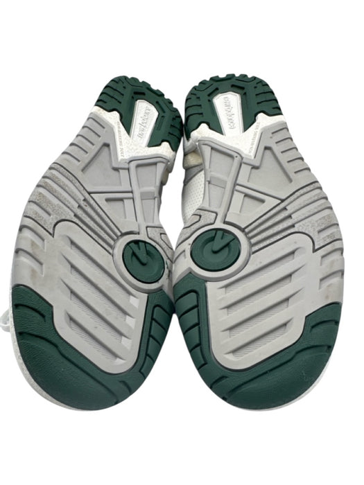 New Balance Shoe Size 7.5 White, Green & Yellow Leather Round Toe Sneakers White, Green & Yellow / 7.5