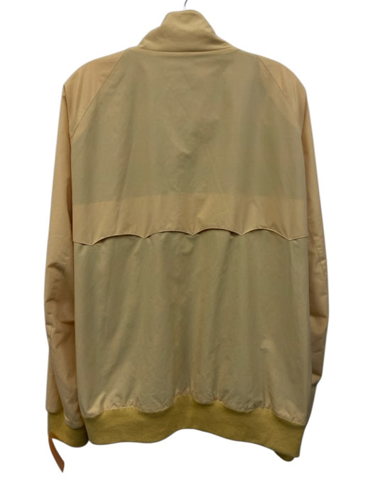 Baracuta Size 46 Yellow Cotton Solid Zipper Men's Jacket Yellow / 46