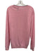 Zegna Sport Size XL Pink Cotton Solid Men's Sweater Pink / XL