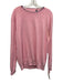 Zegna Sport Size XL Pink Cotton Solid Men's Sweater Pink / XL