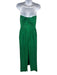 Cult Gaia Size 4 Green Polyester Pleated Strapless Gown Green / 4