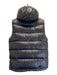 Moncler Size 4 Black Synthetic Solid Puffer Vest Men's Jacket Black / 4