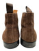 Boss Shoe Size 9 Dark Brown Suede Solid Boot Wingtip Men's Shoes Dark Brown / 9