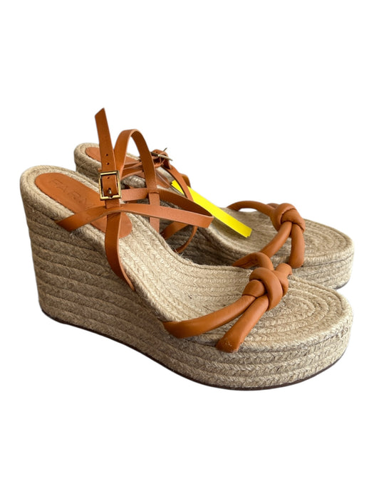 Farm Rio Shoe Size 8.5 Orange Manmade Material Open Toe & Heel Espadrille Shoes Orange / 8.5