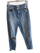 Joes Size 30 Light Wash Cotton High Rise Distressed Wide Leg Cropped Jeans Light Wash / 30