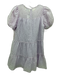 Sugarlips Size XS Pastel Purple Cotton Blend Semi Sheer Grid Tiered Dress Pastel Purple / XS
