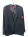 Spanx Size M Black Polyester Long Sleeve Solid Single Button Blazer Jacket Black / M