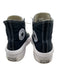 Converse Shoe Size 9 Black & White Canvas Platform lace up High Top Sneakers Black & White / 9