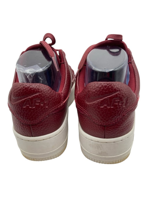 Nike Shoe Size 9 Blood Red Leather Perforated lace up Platform Low Top Sneakers Blood Red / 9