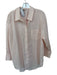 Liverpool Size L Baby Pink Cotton Blend Button Up Front Pocket Long Sleeve Top Baby Pink / L