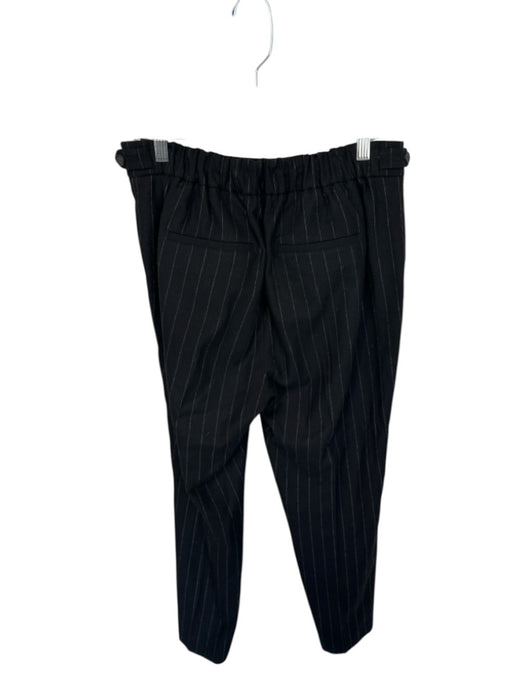 Vince Size M Black & Yellow Polyester Blend Pin Stripe Belt Loops Pants Black & Yellow / M