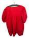 Karlie Size M Red Cotton Blend Scallop Detail Baby Doll V Neck Mini Dress Red / M