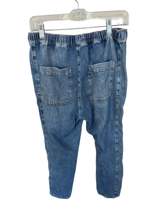 Pilcro Size S Denim Cotton Blend Drawstring Sinched Waist Pants Denim / S