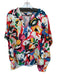 Crosby Size S Multi Polyester Batwing V Neck Flowy Top Multi / S