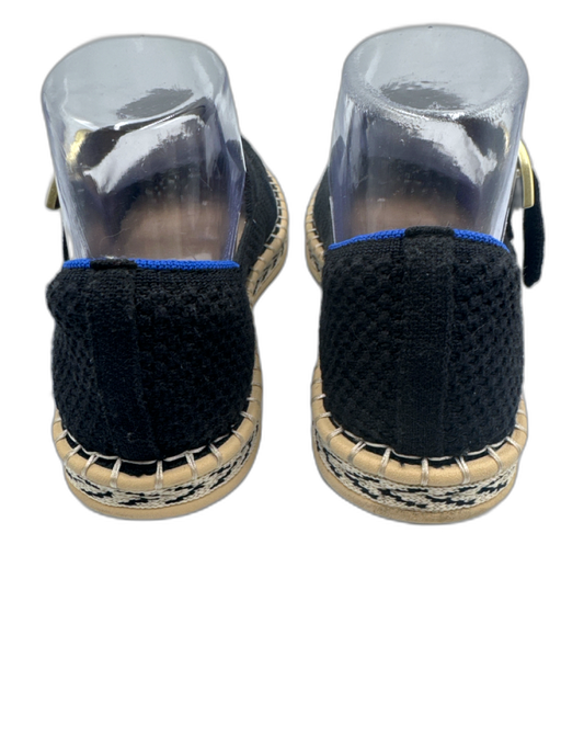 Rothy's Shoe Size 7.5 Navy & Aqua Synthetic Knit Slip On Closed Toe Shoes Navy & Aqua / 7.5