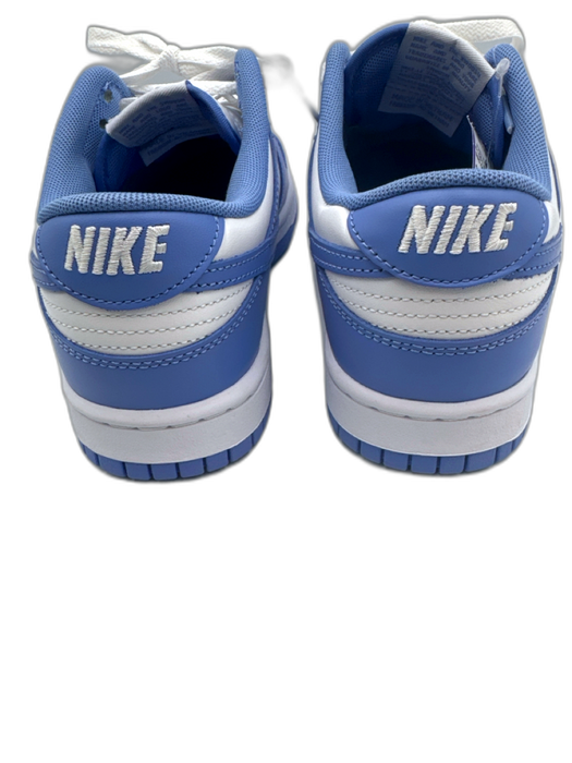 Nike Shoe Size 8 Blue & White Leather Low Top lace up Color Block Sneakers Blue & White / 8