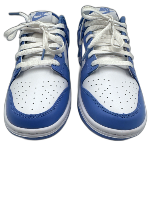 Nike Shoe Size 8 Blue & White Leather Low Top lace up Color Block Sneakers Blue & White / 8