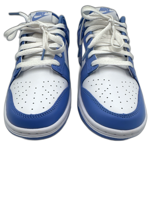 Nike Shoe Size 8 Blue & White Leather Low Top lace up Color Block Sneakers Blue & White / 8