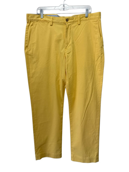 Polo NWT Size 36 Yellow Cotton Solid Zip Fly Men's Pants Yellow / 36
