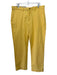 Polo NWT Size 36 Yellow Cotton Solid Zip Fly Men's Pants Yellow / 36