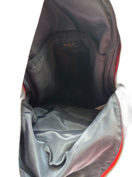 Polo Red Cotton Cordouroy bookbag Men's Bag Red