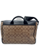 Coach Black & Blue Leather Multi Color Face Satchel Men's Bag Black & Blue