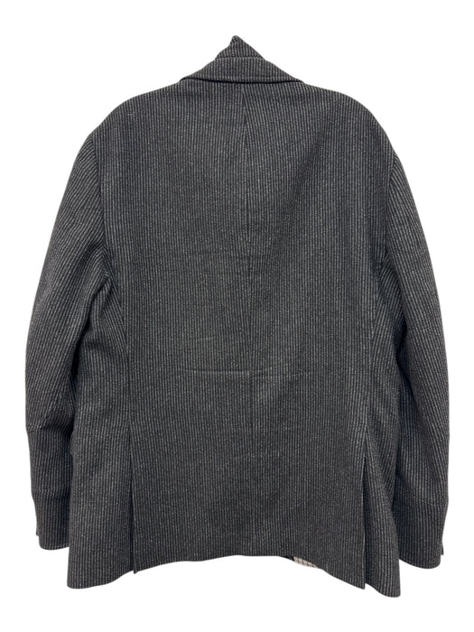 Kroon Size 42 Gray Wool Blend Striped Ticket Pocket Blazer Men's Jacket Gray / 42