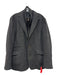 Kroon Size 42 Gray Wool Blend Striped Ticket Pocket Blazer Men's Jacket Gray / 42