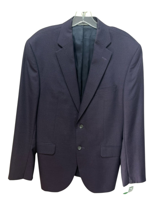 Jack Victor Purple Wool Blend Micro 2 Button Men's Blazer Purple / 42