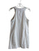 Lilly Pulitzer Size 10 White Cotton Lined Sleeveless V Neck Back Zip Dress White / 10