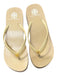 Tory Burch Shoe Size Est 10 Mud Rubber Flip Flop Platform Logo Seam Detail Shoes Mud / Est 10