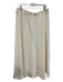 COS Size Large Cream White Cotton Elastic Waist Midi Skirt Cream White / Large