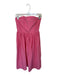 Lavender Brown Size S Pink Nylon Strapless Boning Back Zip Dress Pink / S